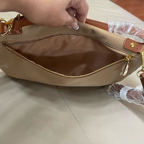 Joy Mangano Tan Crossbody Bag, NWT - Picture 9 of 11